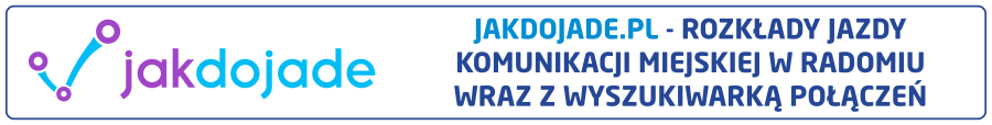 Link do serwisu z rozkładami jazdy JakDojade