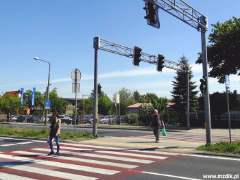 Nowa sygnalizacja świetlna na Warszawskiej.